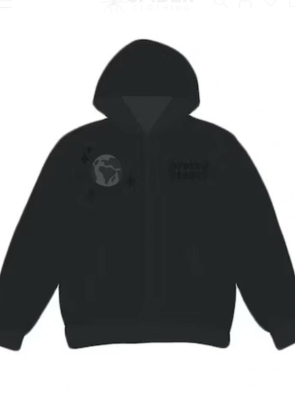 Broken Planet Spider Hooded Zip-Up Sweatshirt